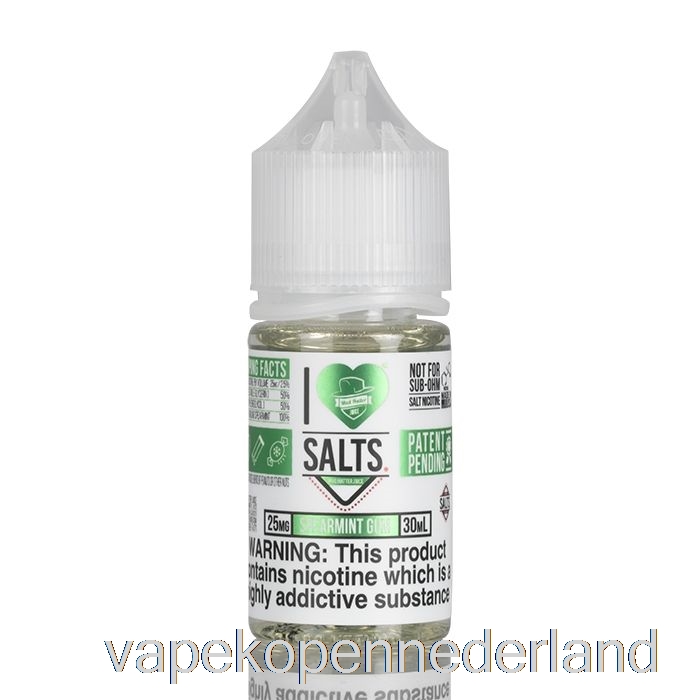 Elektronische Sigaret Vape Groene Muntgom - Ik Hou Van Zouten - 30 Ml 50 Mg